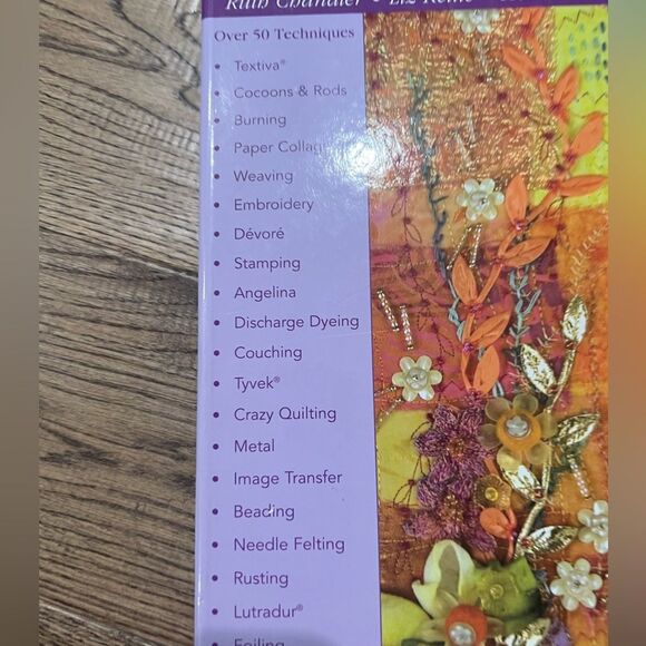 Fabric Embellishment The Basics and Beyond 160 pages 50 embellishing Techniques - Picture 5 of 6